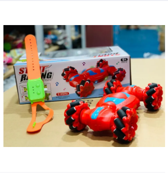 Sensor watch car Remote Control Car - Dual Function - Stunt Racing Car With Lighting and Music and 360 Rotate Stunt Tires - Induction Twist Car Remote Control Boys Car RC Off - Road Climbing Four - Wheel Drives
