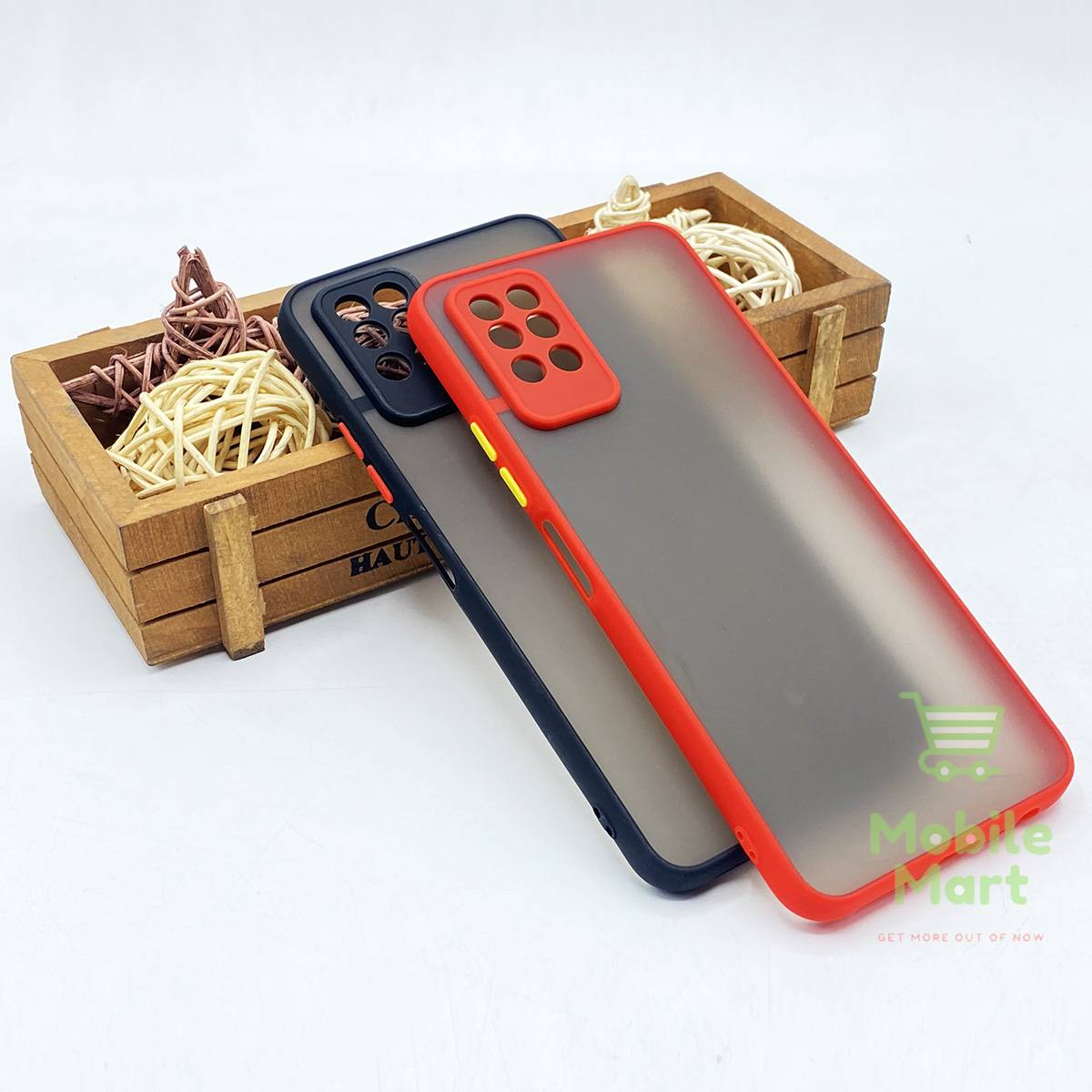 Infinix Note 8i Back Cover Smoky Matte Armor Case Camera