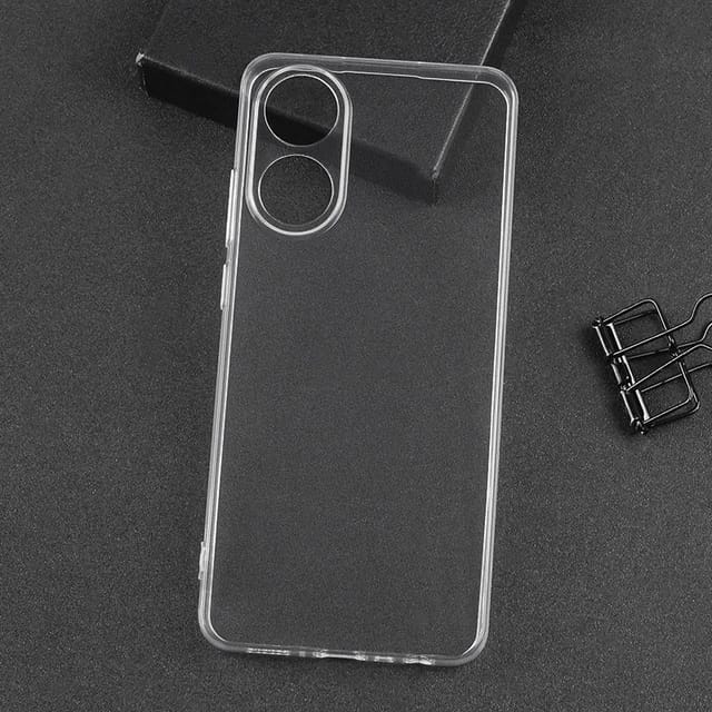 Cover Per Oppo A78 4G + 3 Pezzi Vetro Temperato – Trasparente, Antiurto