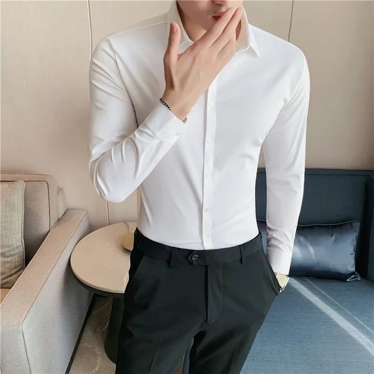 Formal Dress shirt for men - Cotton - | Pant Coat Shirts | - Black - Navy Blue - White - Mahroon