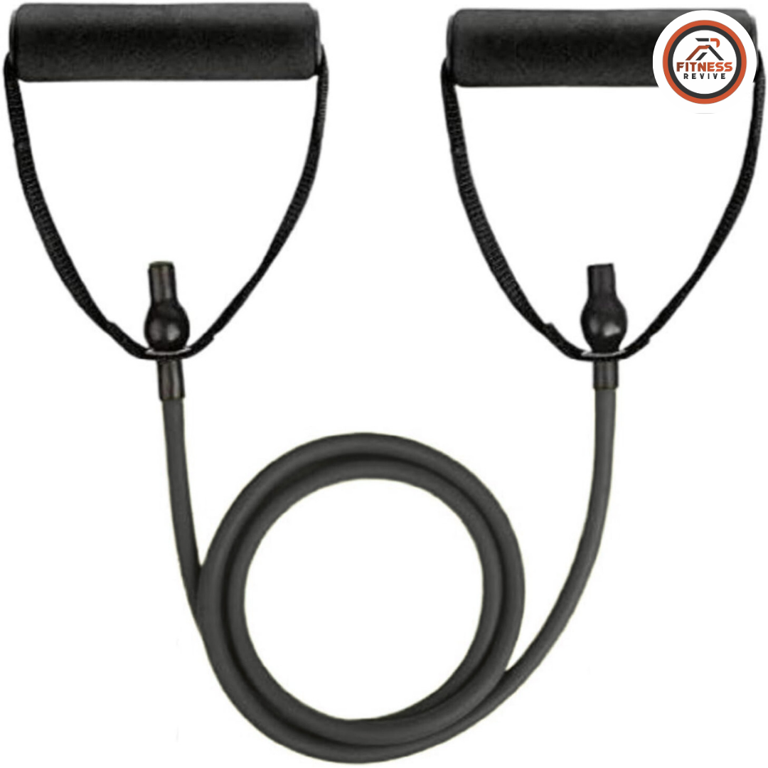 Resistance Band Pull Rope – Latex Tube Exercise Band for Strength Training, Arms, Shoulders, Chest & Legs | Home Gym Workout Band | Yoga, Pilates & Physical Therapy | Anti-Snap (Single)