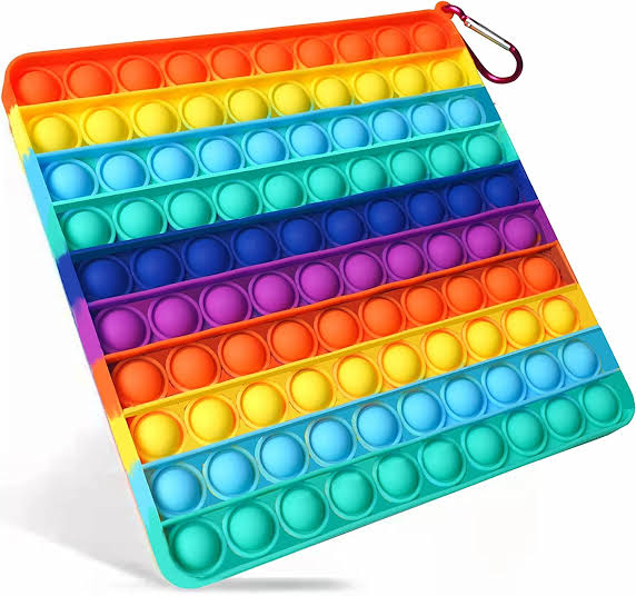 Big Size Square Shape Bubble Push Popit Set For Kids and Toddlers