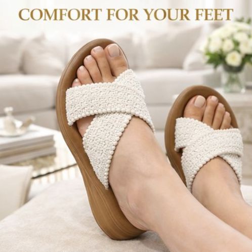 Deluxe Footwear Thick Sole Ladies Slipper | Soft Cloud Cushion Waterproof Sandals for Women | Lightweight Anti-Slip Summer Slides
