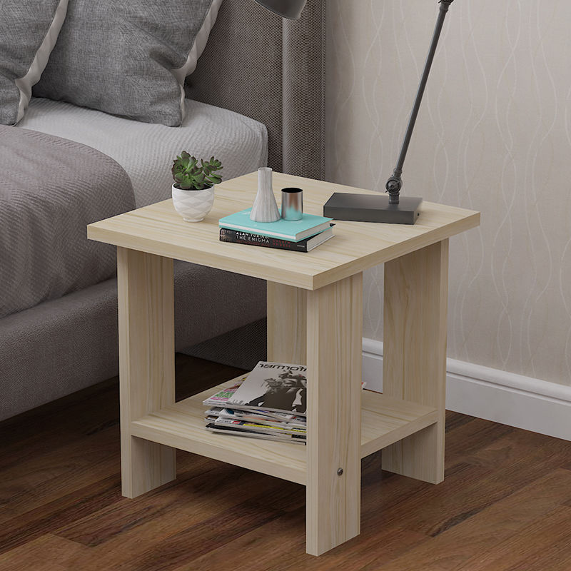 HomeBliss Nordik Style Bedside Table Sofa Corner Bedroom nightstand Coffee Table (Size: 15" x 15" x 17") (Customize)