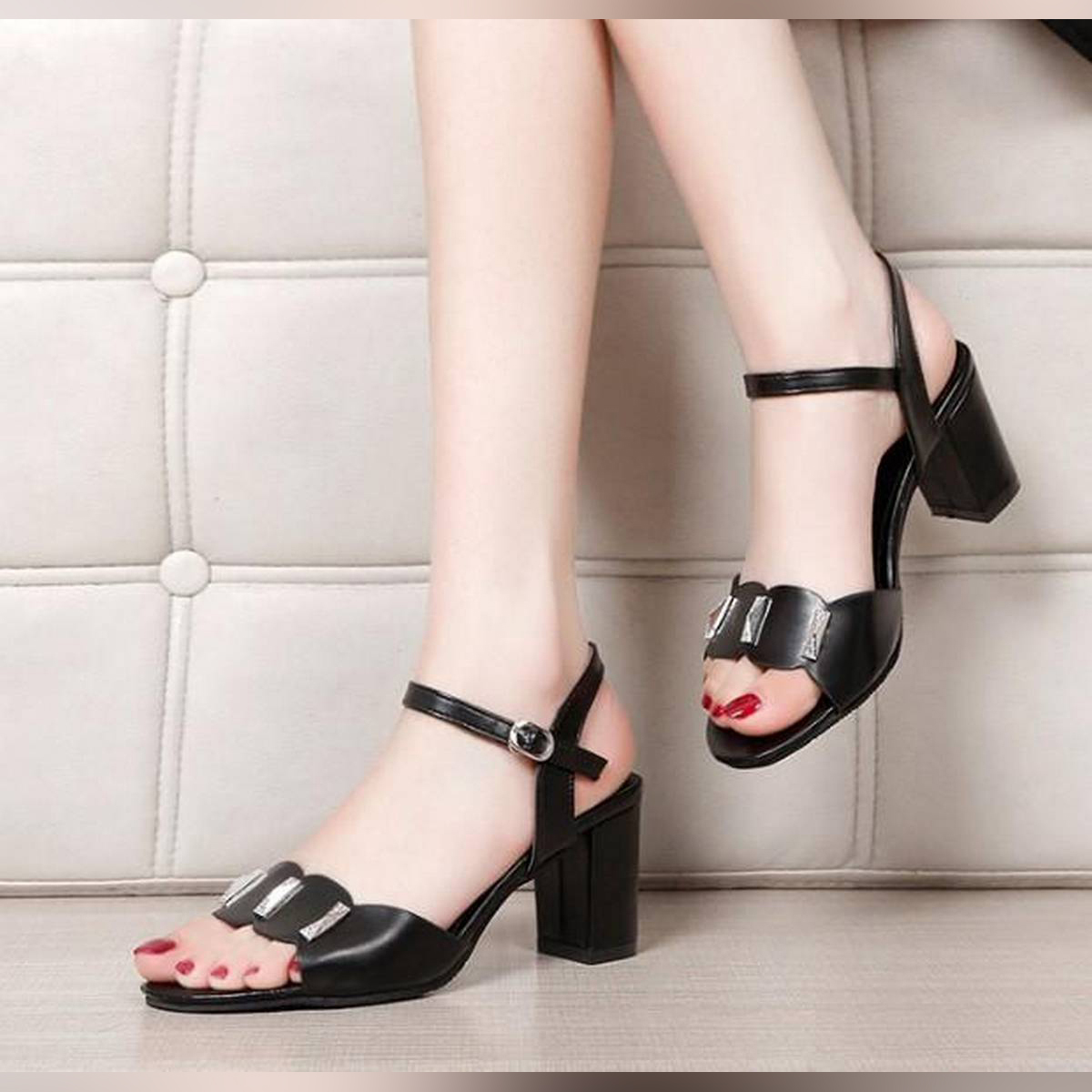 korean heels sandals