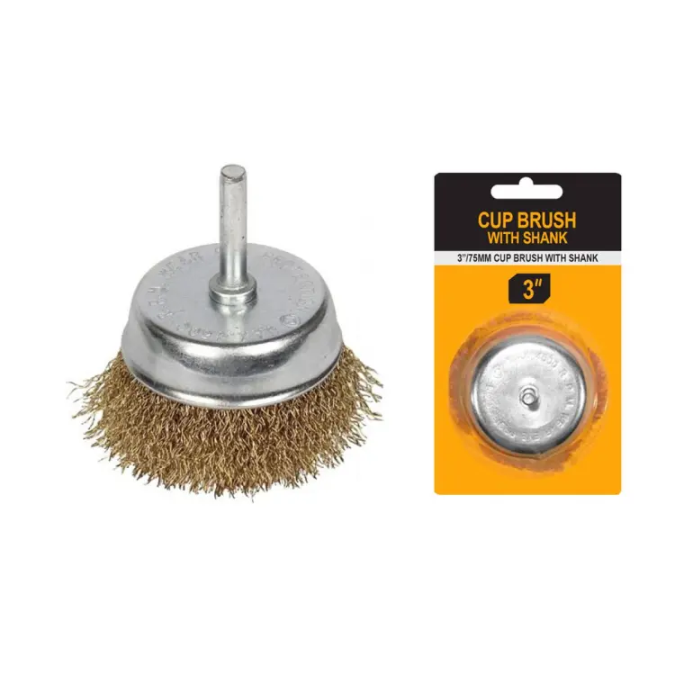 3 in. Wire Cup Brush with 1/4 in. Shank