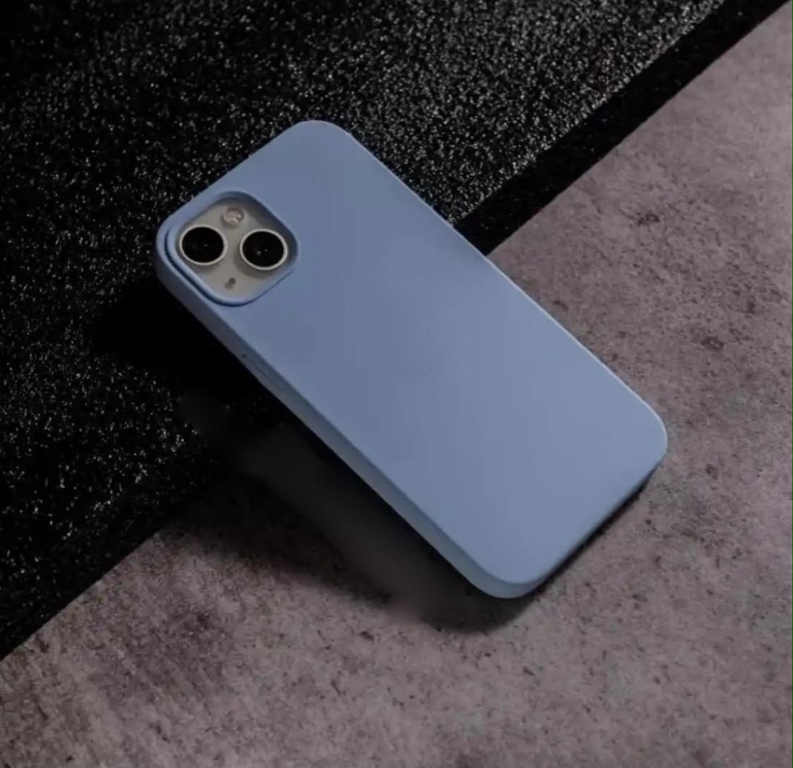 Silicone Case Compatible With 15 Plus /14 Plus /15 /14 /13 /12/12 Pro - Back Cover With Camera Protection Durable Case