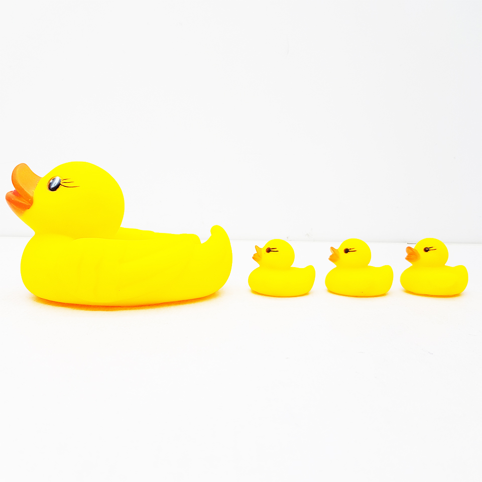 rubber duck family bath set