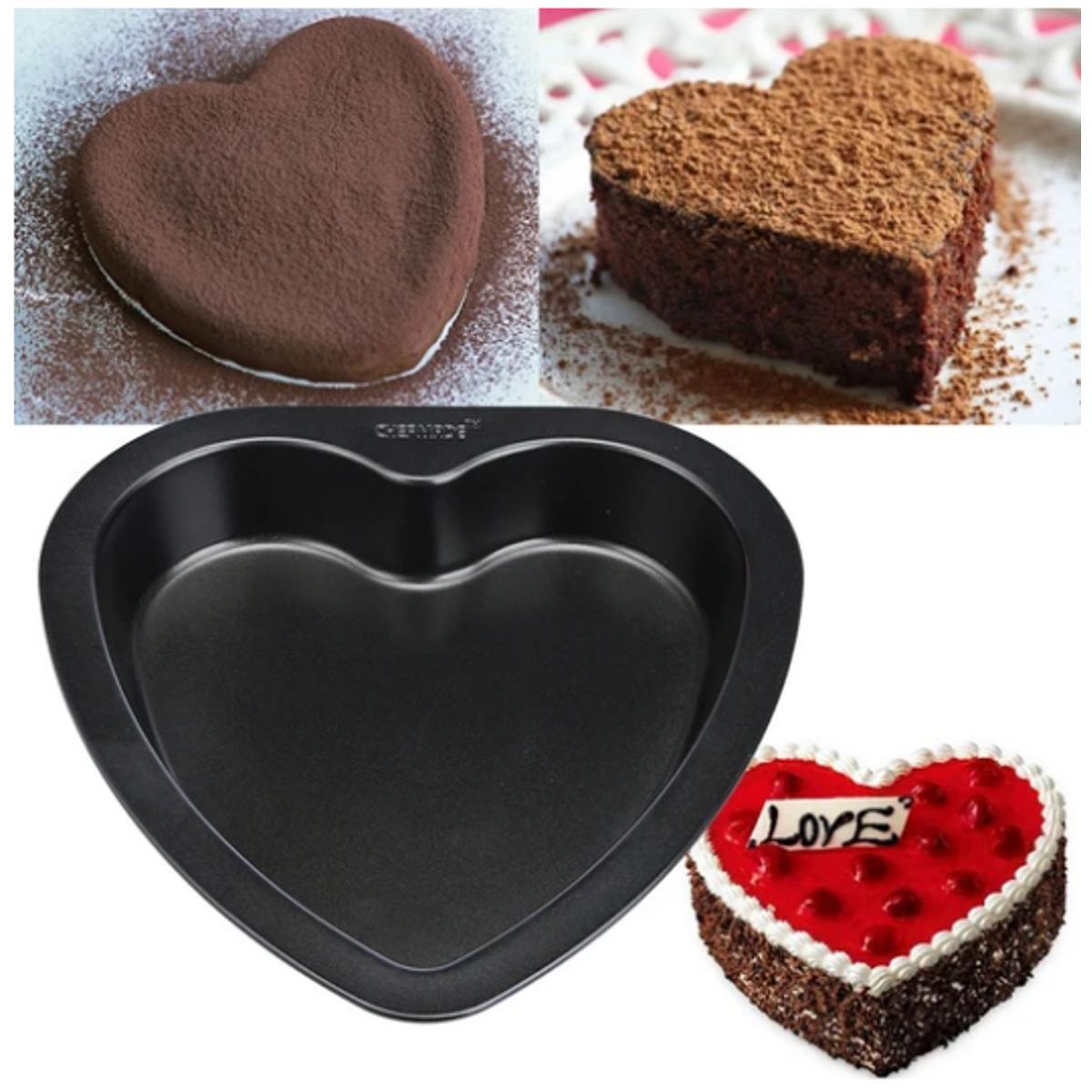 Cake Tins: Aluminium Heart Shaped Cake Tins - The Big Kitchen - Cookware,  Bakeware & Kitchenware Shop Bristol