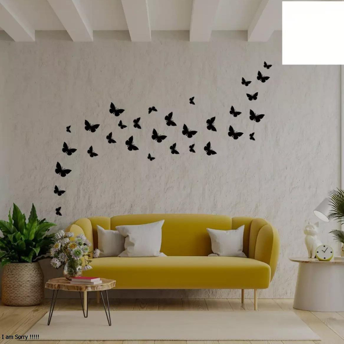 Pack of 30 Wooden Butterflies | 3D Butterfly Wooden Wall Decoration Items for Home, Bedrooms Inspire Kids and Look Decent