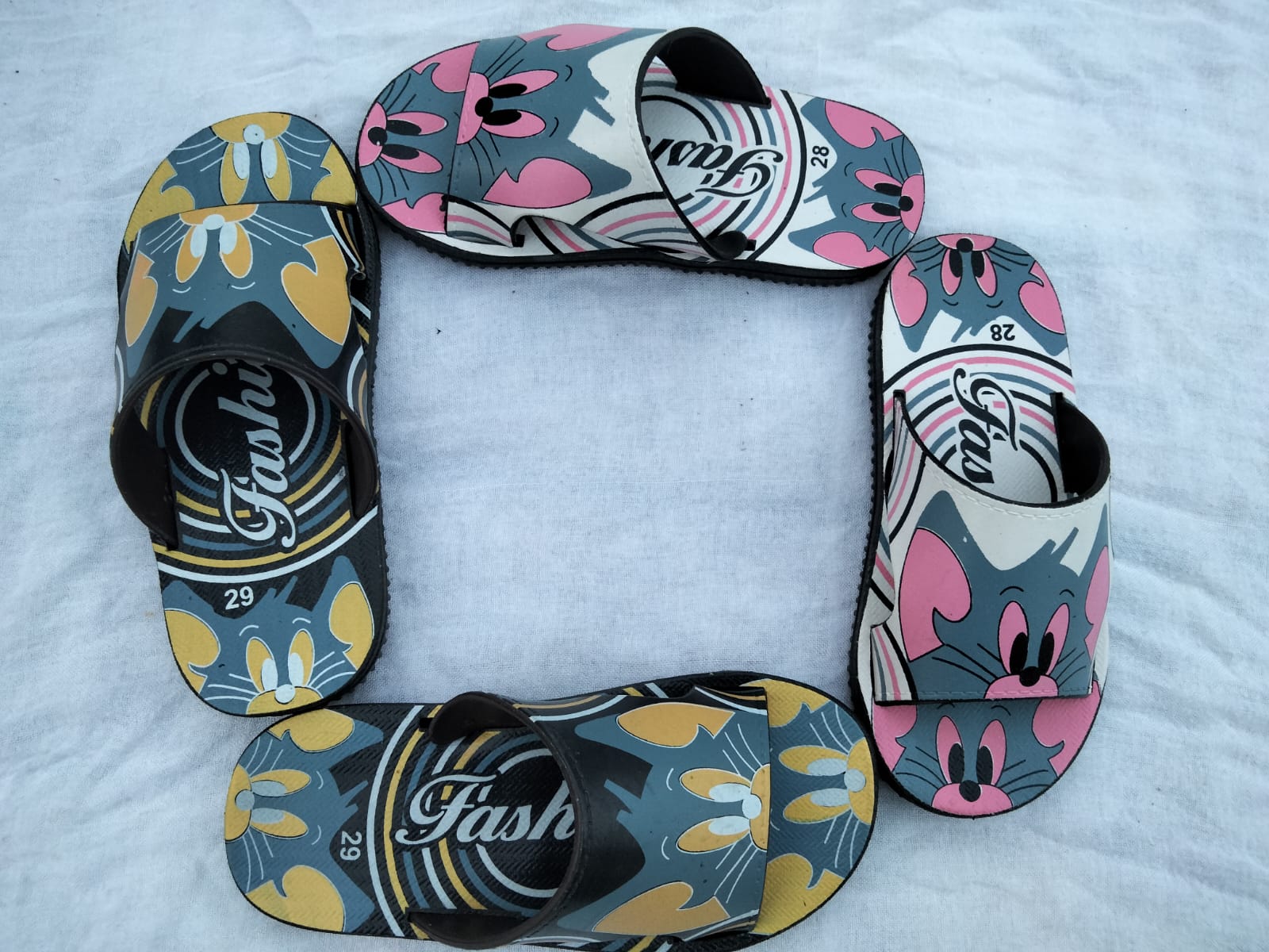 kids fashion casual cartoon chapal