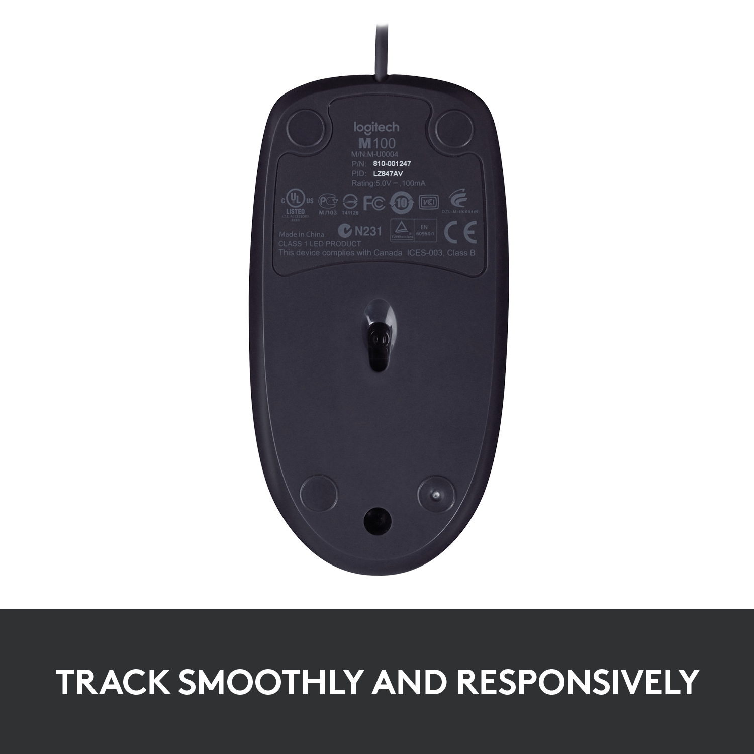 Logitech B100 USB Optical Mouse