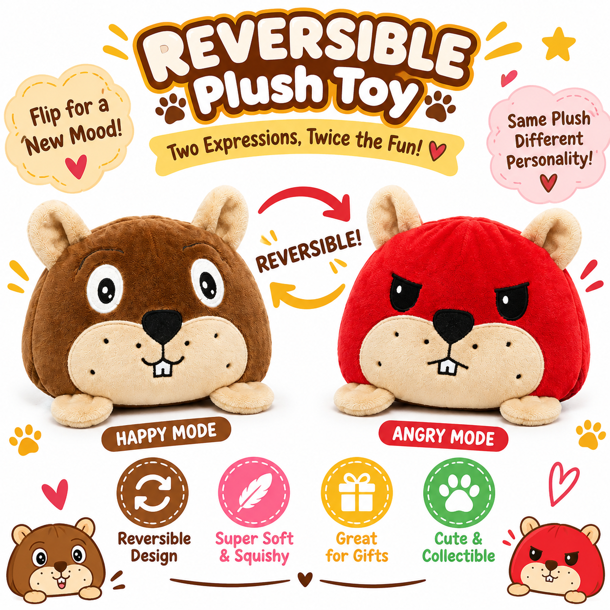 Reversible beaver