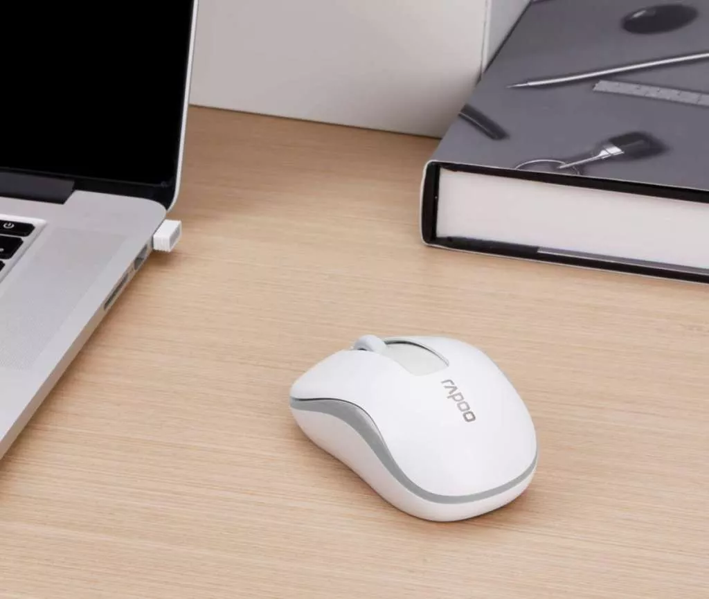 RAPOO M10 PLUS Wireless Optical Mouse White Compact Design with High Resolution 1000 DPI Sensor 10 8be20e032bb8cd5a0e070e05bb9a0813
