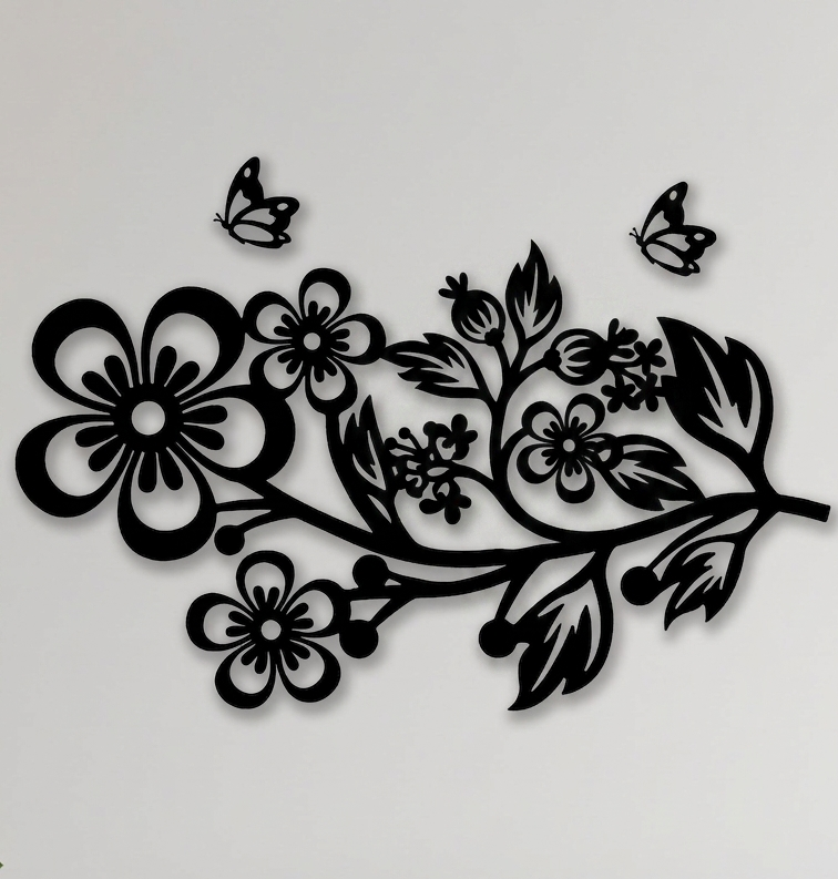 Flower Wall Art Only