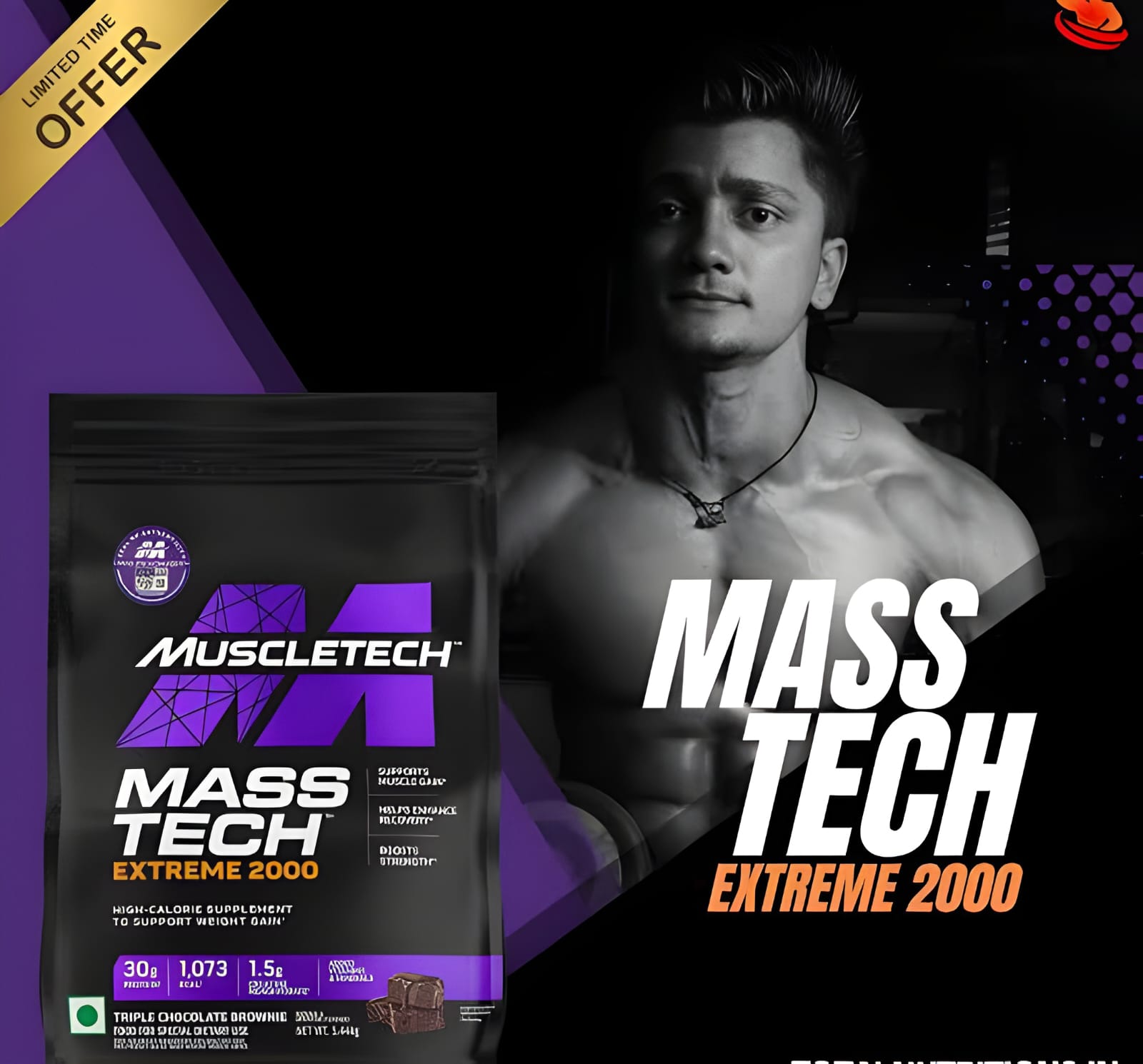 1kg Energy Milk Powder | High-Calorie Strength & Recovery Shake