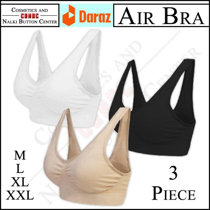Pack of 3 Bra for Ladies & Girls Stretchable Comfortable Fit 26 to 42 size
