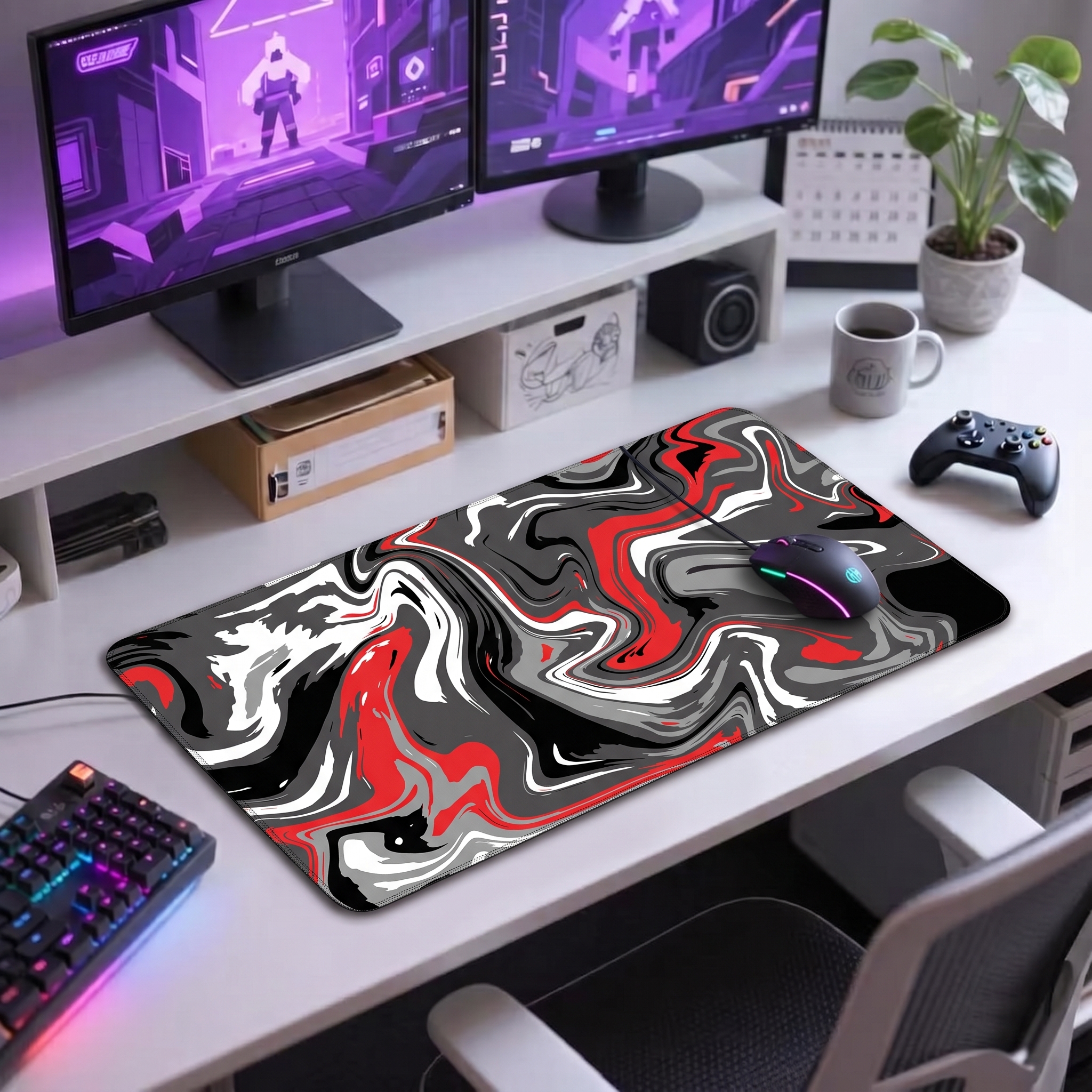 SIXZO Gaming Mouse Pad 600*300mm with 3mm thickness for Gaming and office Desk Mat Pad Mousepad