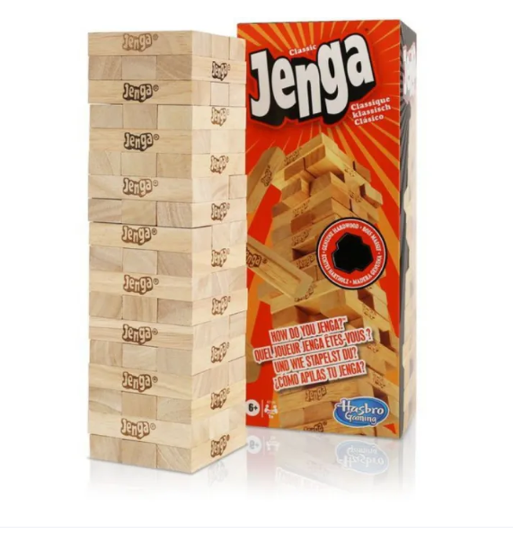 GnD Jenga Tower Wooden (MDF) Block Gaming For Kids and Family Genga janga jenga