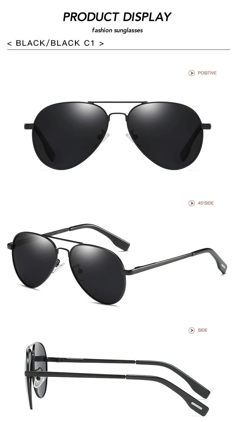MYT_0297 Men and women polarized sunglasses Aviation Sung Glasses