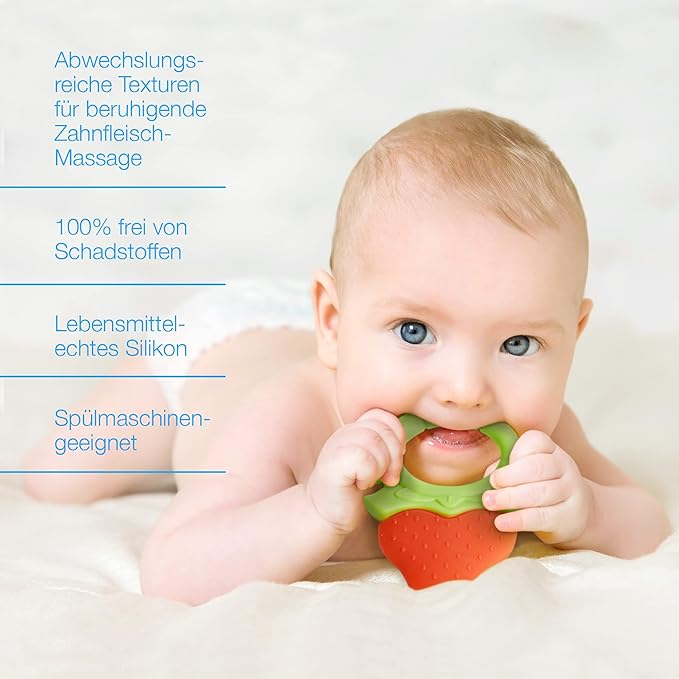Mama choice Fruit Shape Silicone Teether for Baby