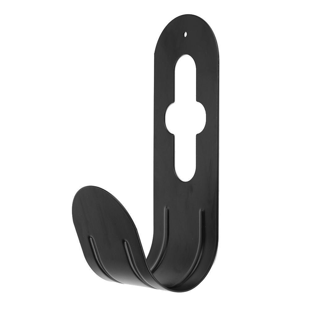 Black Iron Metal Home Garden Hose Holder Hanger Tidy Mounted