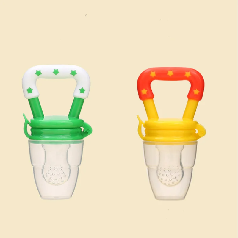 Baby Fruit Pacifier Food Feeder - BPA-Free Silicone Baby Feeder & Fresh Food Feeder, Teething Toy for Infants, Safe Fruit Feeder with Easy Grasp Handle for Choking Prevention - Essential Newborn Accessories