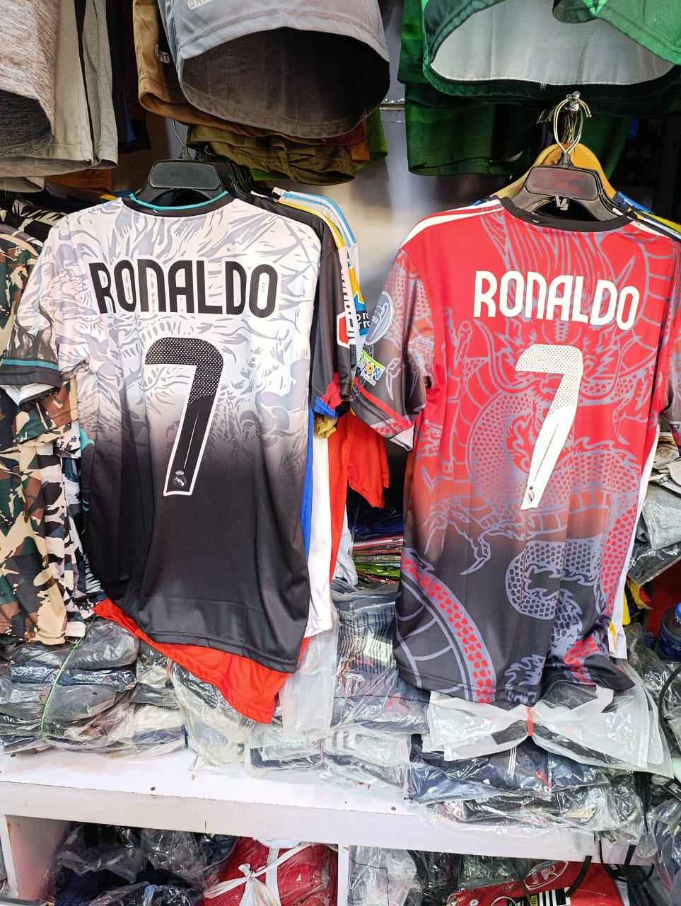 Real Madrid Dragon Special Edition Ronaldo #7 Football Shirt For Men Premium Quality Dri Fit Polyester