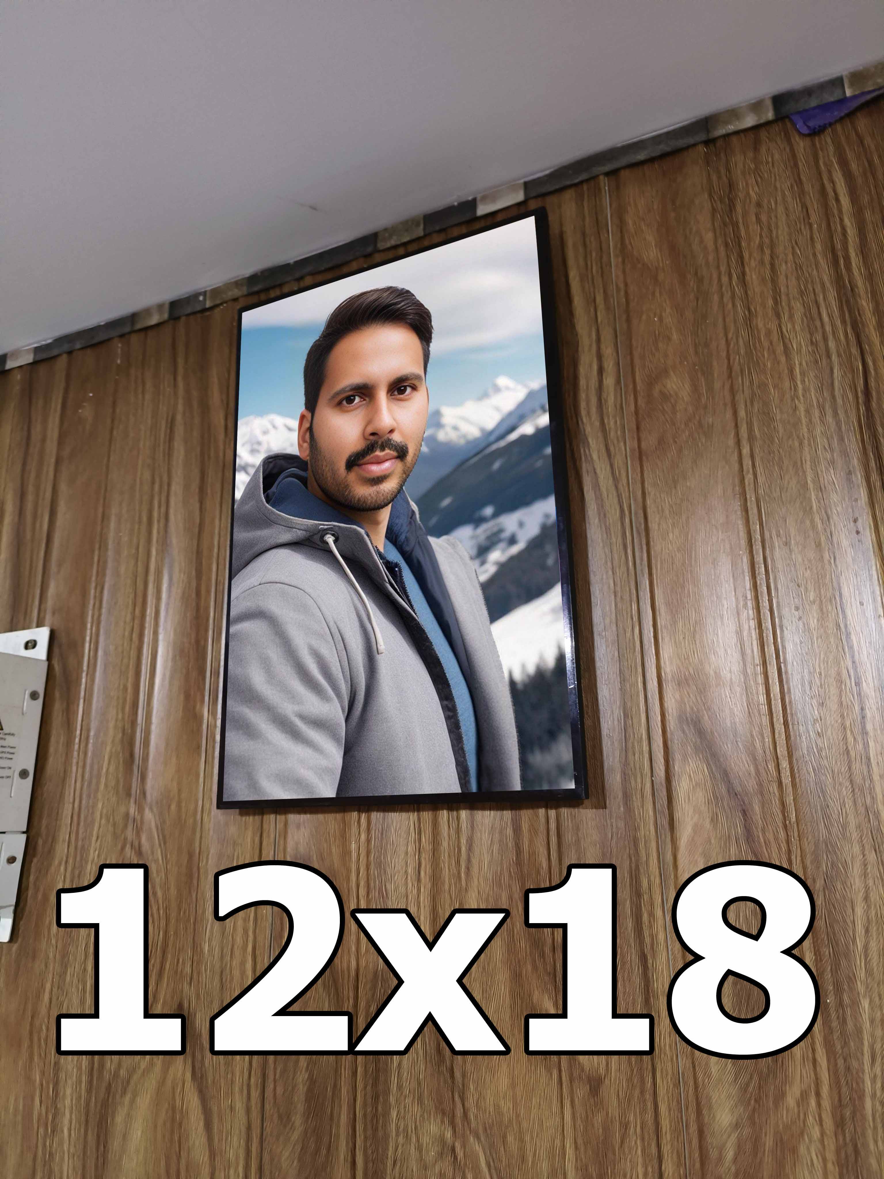 Photo Frame Customized Photo Frame With Photo Print  Digital High Quality Resolution HD Print Lamination Fix Frame - Digital Frame