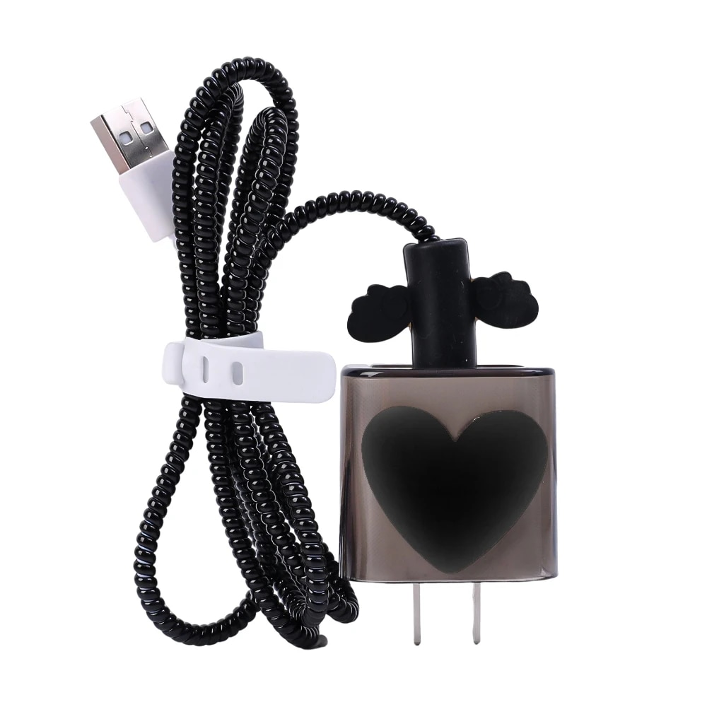 For Apple iPhone 18/20w Charger Case Data Cable Protectors Charger Head ...