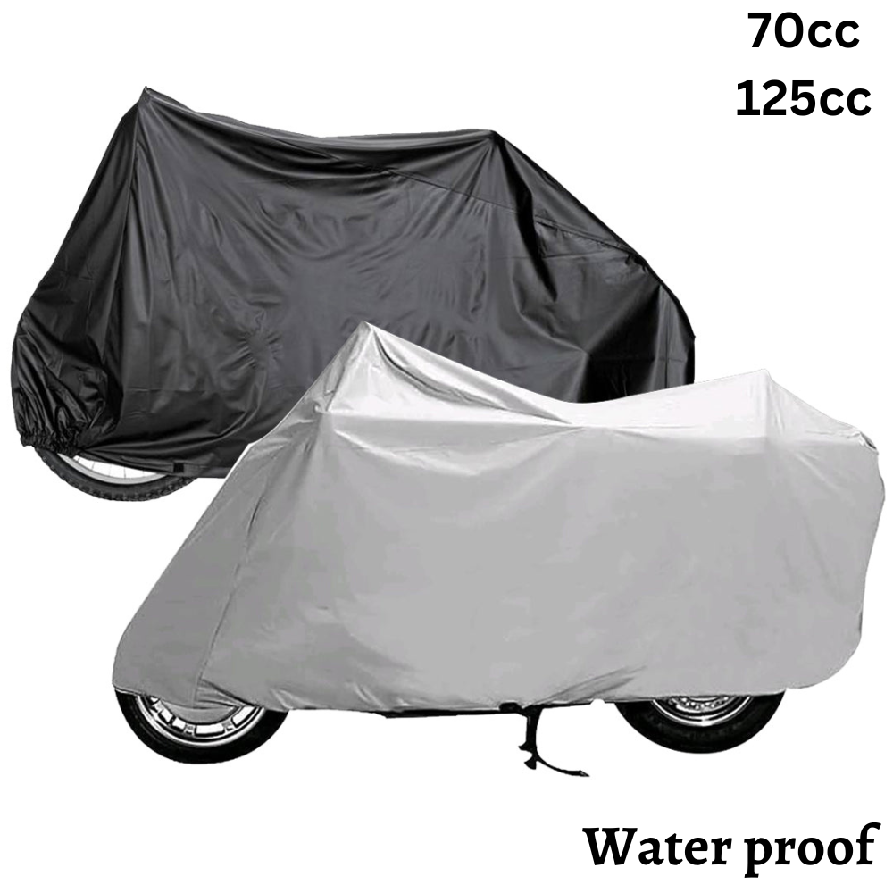 Full Size Motorcycle Motorbike 70 125cc Bike Cover Dust Proof Top Parking Cover Daraz.pk