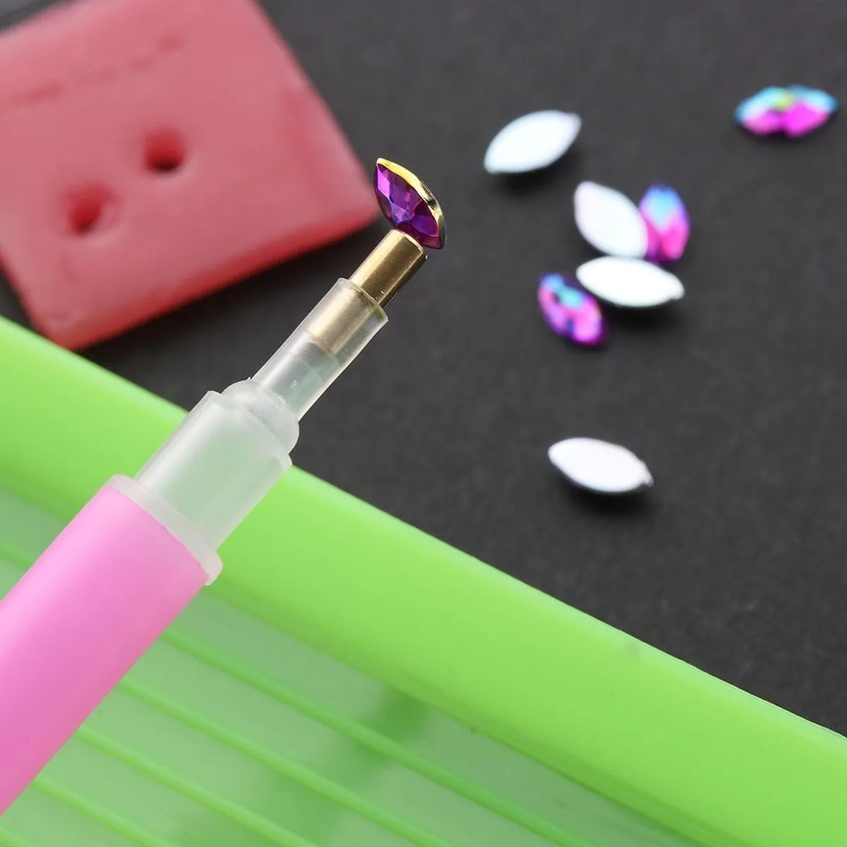 3pcs/Set Rhinestones Crystal Dotting Tool Nail Art