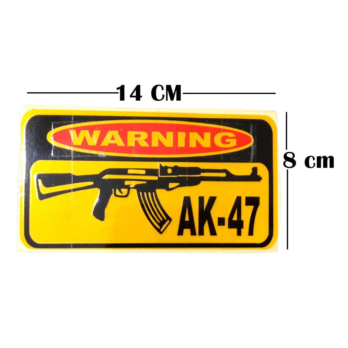 Kiwistar AK47 - Adesivo da parete in 6 misure