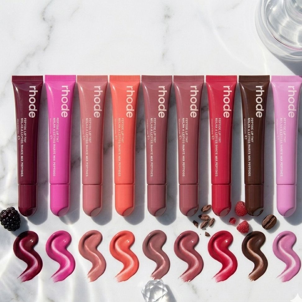 Rhode Lip Gloss Hydrating Long Lasting – Non Sticky Lip Tint Plumping Lip Peptide Oil Gloss Glass Shine Finish Moisturizing Lip Balm Rhode Lipgloss
