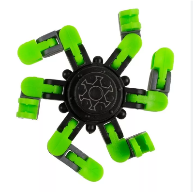 Finger Tip Spinner | Deformable Shape Changer | Fidget Robotic Spinner Transformable Hand Toy