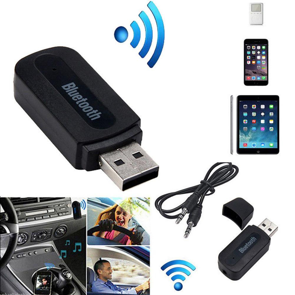Portable USB Bluetooth Wireless Audio Music Receiver Dongle | 3.5mm Aux Car Audio Adapter with Built-in Mic Hands Free Calling Stereo Sound Receiver for Car Stereo Home Speakers Headphones MP3 PC Laptop Mobile Phones – Add to Cart