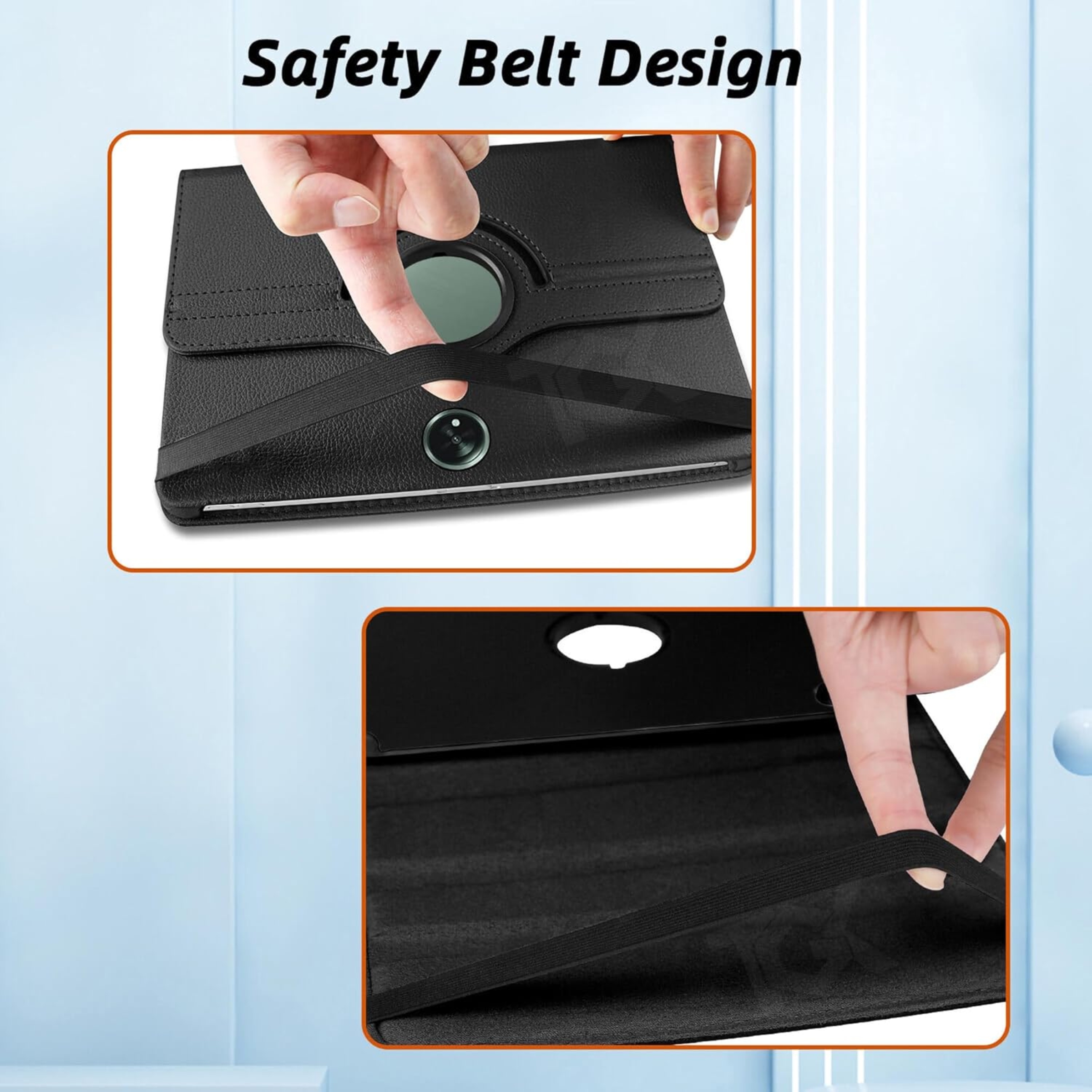 Cover For OnePlus Pad/OPPO Pad 2/3 Premium Case PU Leather 360° Rotating Stand Cover for OnePlus Pad/OPPO Pad 2/3 11.61" Tablet - Shockproof Protective Case