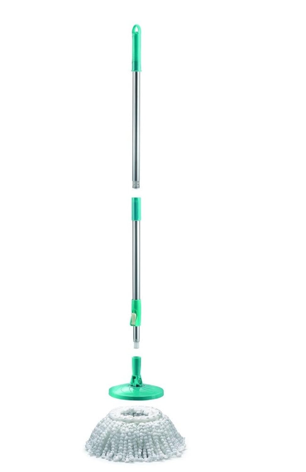 Primo Spin Mop Stainless Steel Mop With Bucket - Microfiber Home Clean Mops