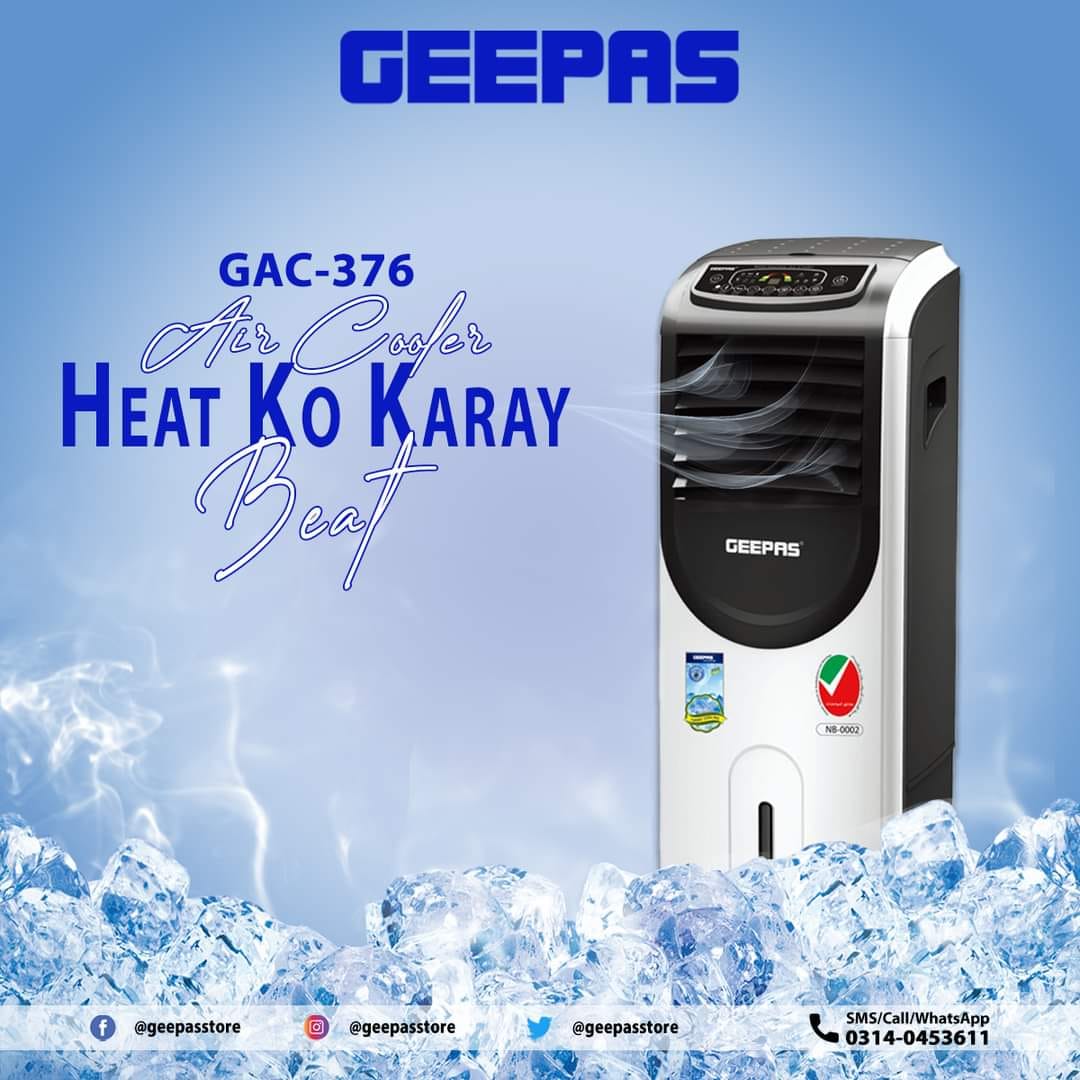 Geepas Air cooler Model GAC 376P