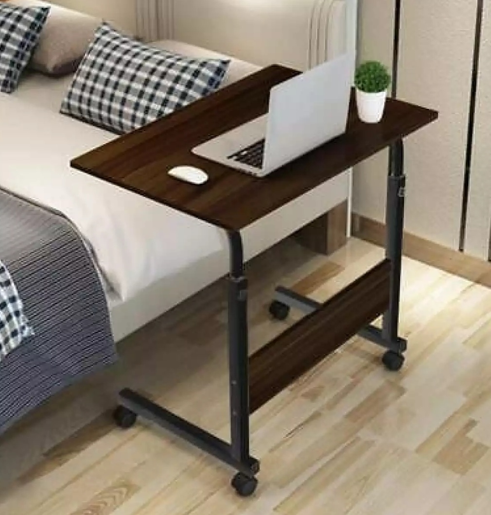 Adjustable Height Laptop Table, Computer Table, Gaming Table, Study Table, Tables with storage Shelves, Side Table, Bed Side Table, available in 8 colors Combinations, Modern Computer Table, Writing Table,Study Table, Size (27 inch Length, 16 inch Width)