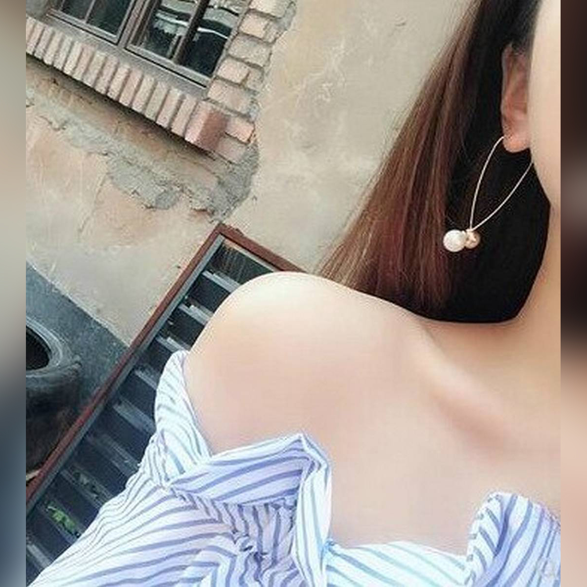 Wire Bend Classy Fish-Shaped Trendy Earring