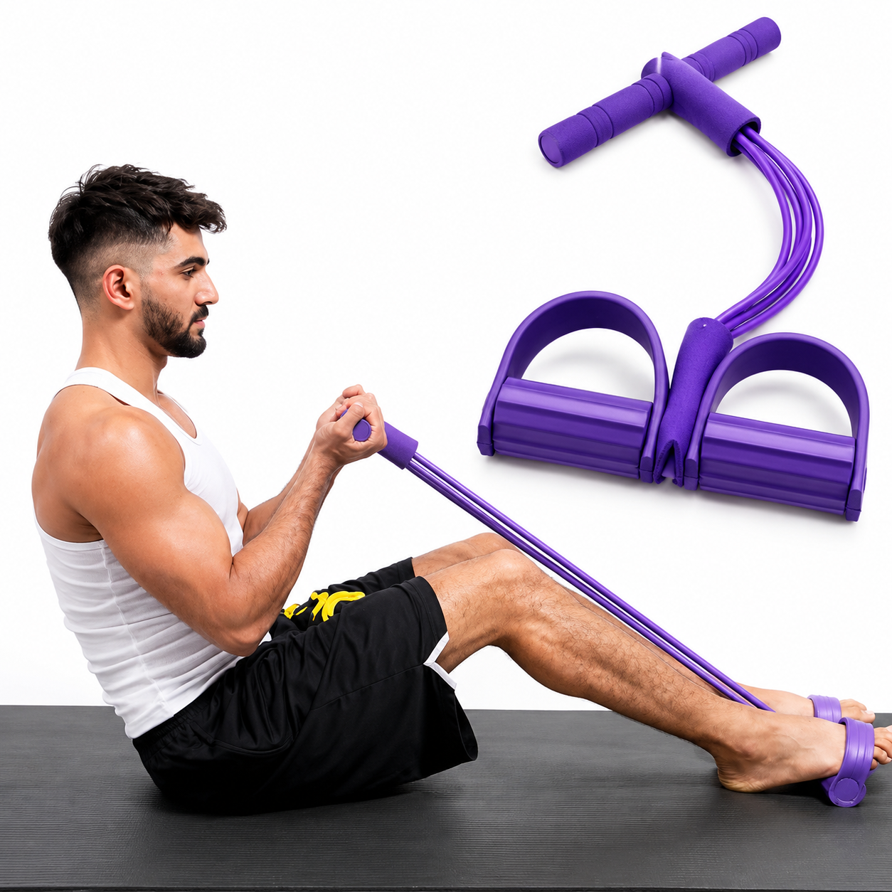 FITNESS FRENZEY tummy trimmer tummy trimmer for men & women -Abdominal Workout belly fat exercise equipment tummy fat burner  workout equipment stomach exercise equipment pull reducer