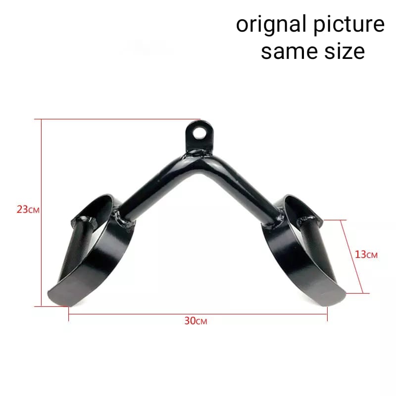 Gym Accessories Pully Cable Machine Attachments Handle Grip For Pull Down Rope Back Muscle Arm Biceps Triceps Blaster Training Rope Accessories