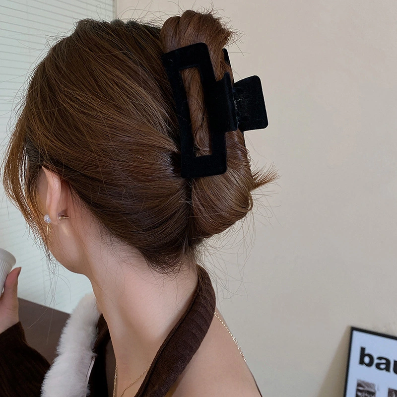 Velvet Hair Claw Clips – Non-Slip, Strong Hold Hair Accessories for Women & Girls