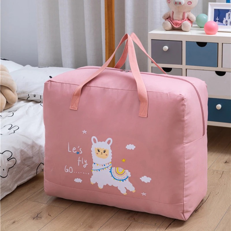 Pregnant Women's Large Capacity Childbirth Bag Quilt Storage Dino Bag MovingBag Portable Diaper Free Baby Supplies Travel Bag