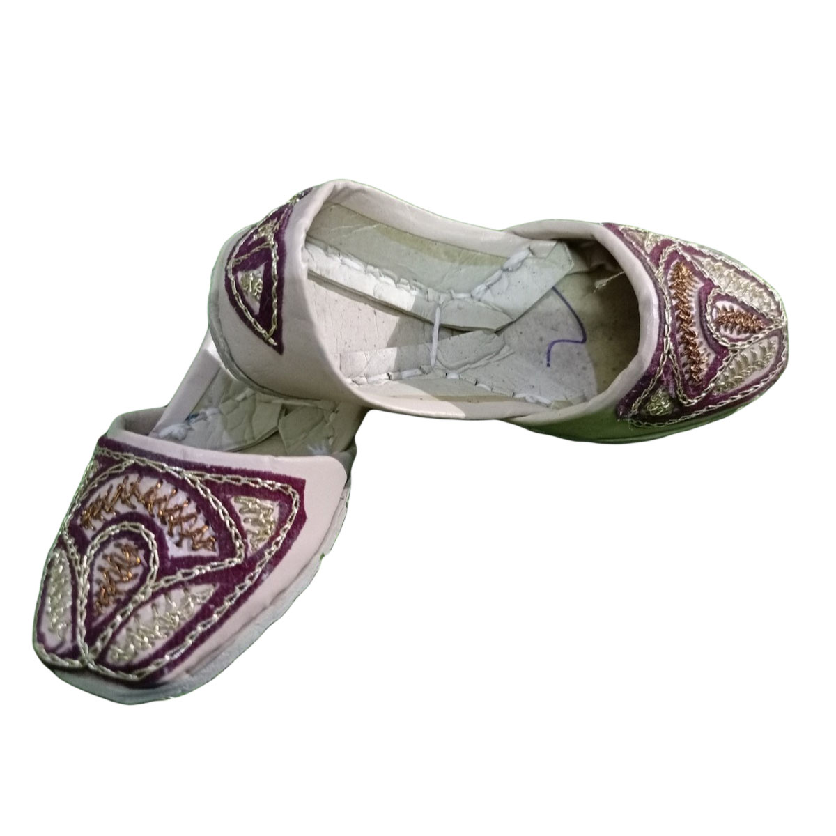 Maroon Golden Kids Khussa Unisex (1months-16months)