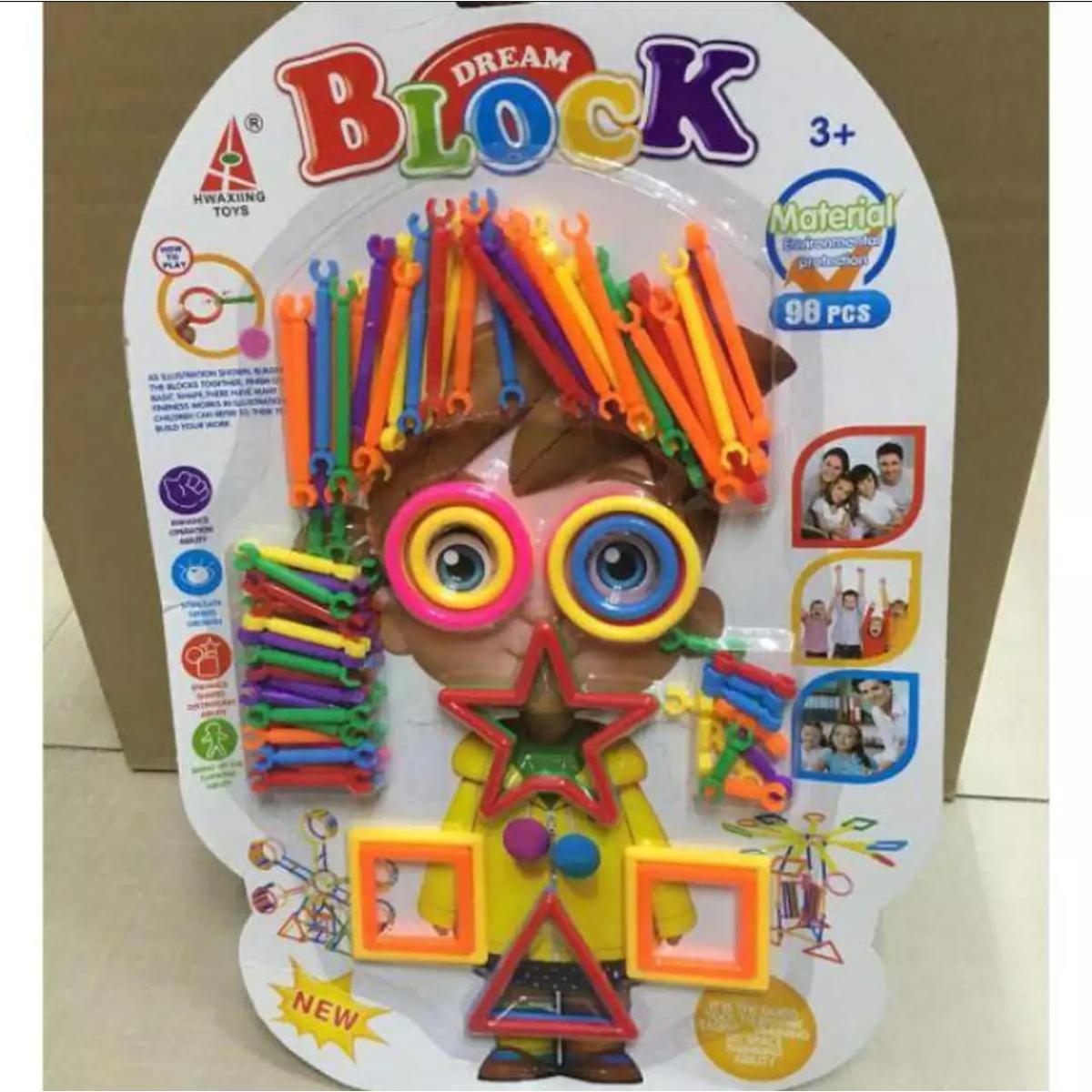 Intelligence Sticks Dream Building Blocks DIY Assembly Toy For Toddlers Kids