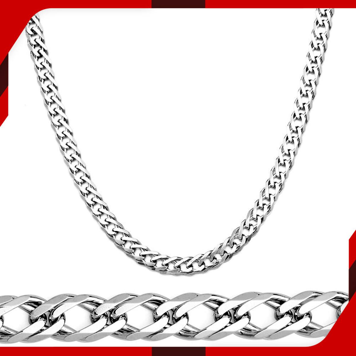 Silver Curb Chain for Men Necklace Chain for boys