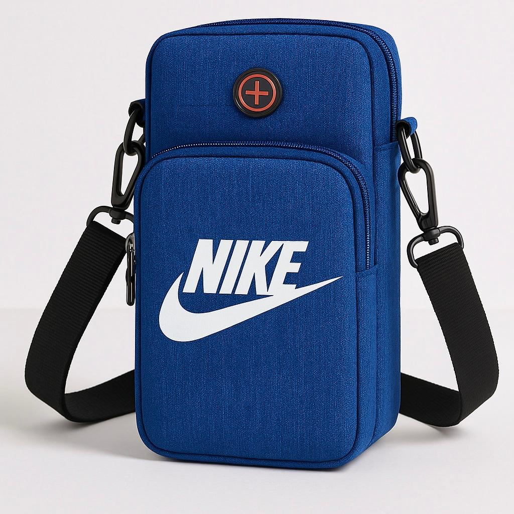 Balloon Nylon Mobile Phone Crossbody Bag – 3-Layer Wallet