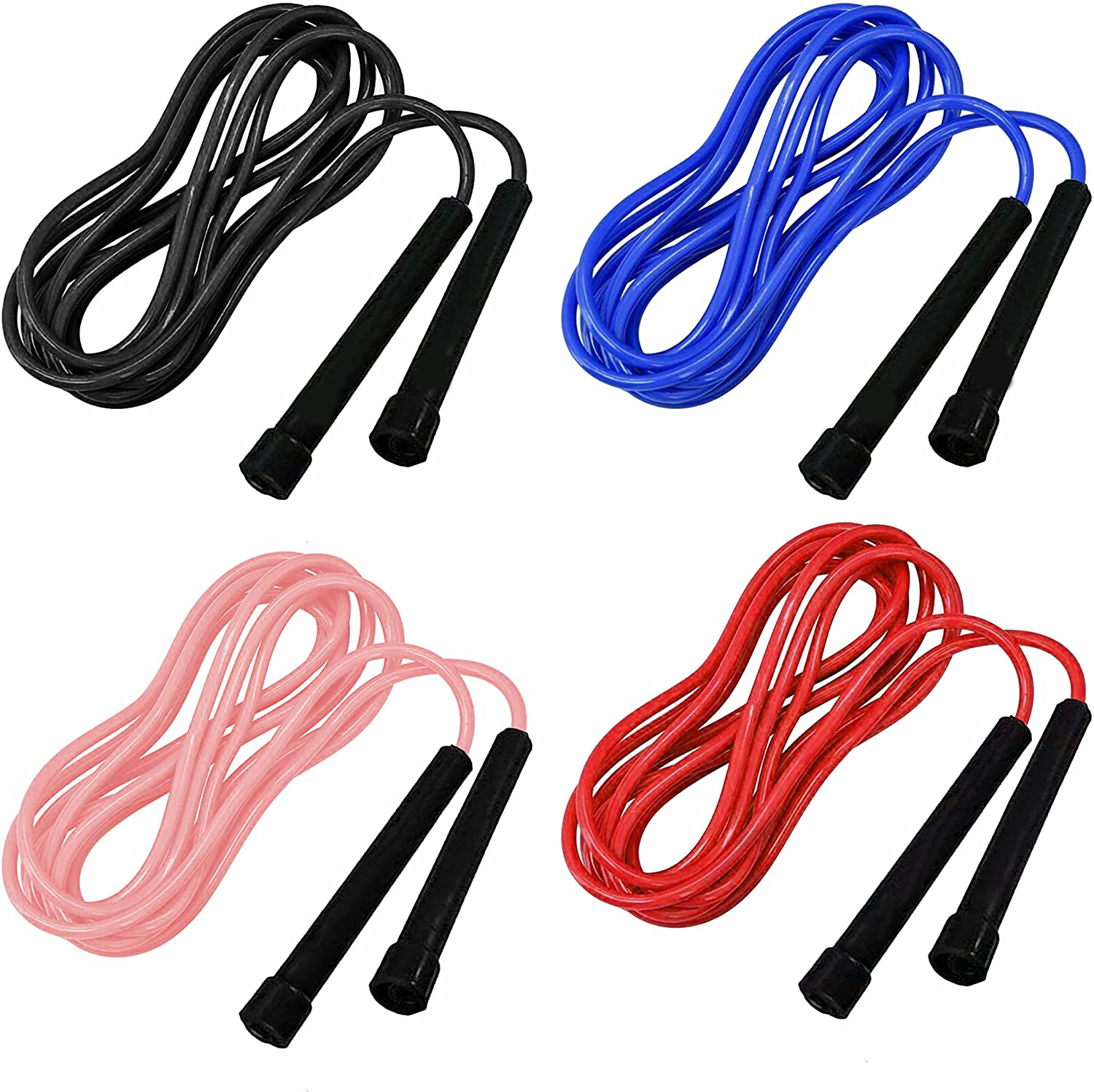 💗 Pink Power Fitness Jumping Rope for Adults – Adjustable Skipping Rope for Weight Loss, Cardio & Endurance Training | Lightweight, Durable & Anti-Slip Handle Exercise Rope for Home & Gym Workouts